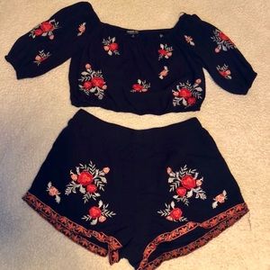 Floral Short Set
